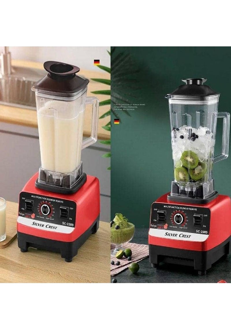 Silver Crest 4500w Heavy Duty Commercial Grade Blender With 1 Jar