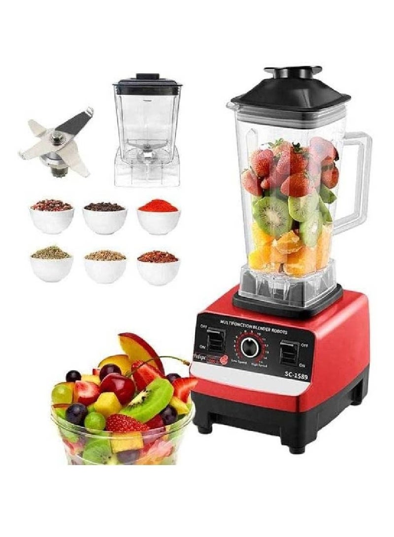 Silver Crest 4500w Heavy Duty Commercial Grade Blender With 1 Jar