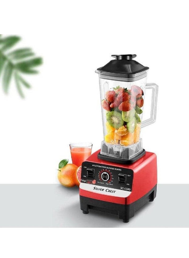 Silver Crest 4500w Heavy Duty Commercial Grade Blender With 1 Jar