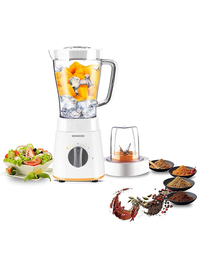 Blender Smoothie Maker With Multi Mill (Grinder/Chopper), Ice Crush Function 2 L 500 W BLP15.150BK White