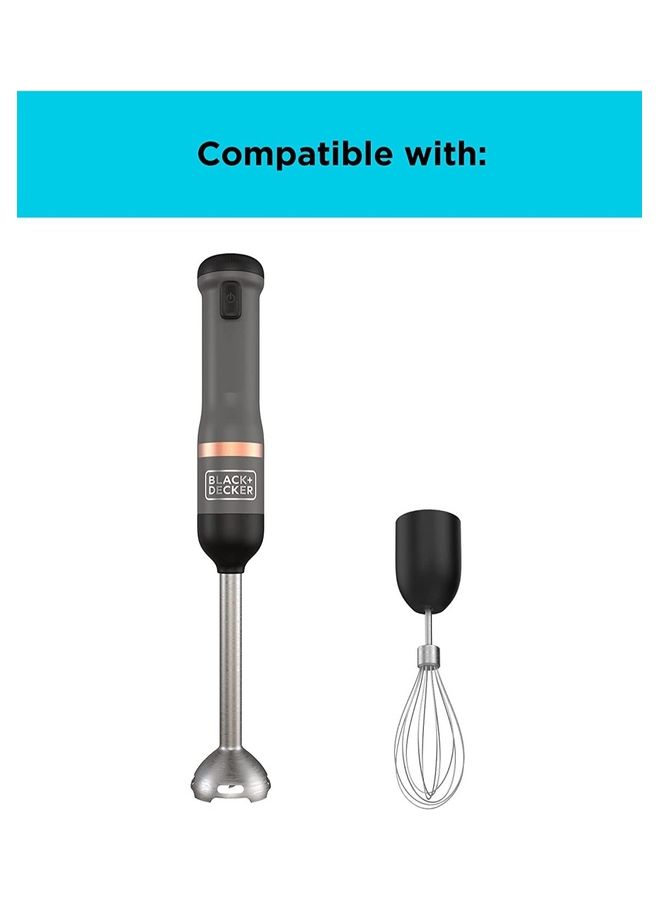 Kitchen Wand Includes 7.2V Power Unit Blender Measuring Cup Charging Base With Magnetic Charger And Whisk BCKM1012KB-GB Multicolour