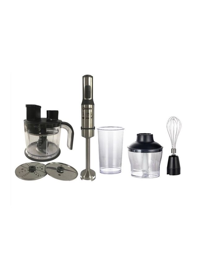 Stainless Steel 9 In 1 Hand Blender KD8080 black/silver/clear