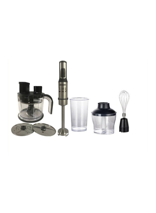 Stainless Steel 9 In 1 Hand Blender KD8080 black/silver/clear