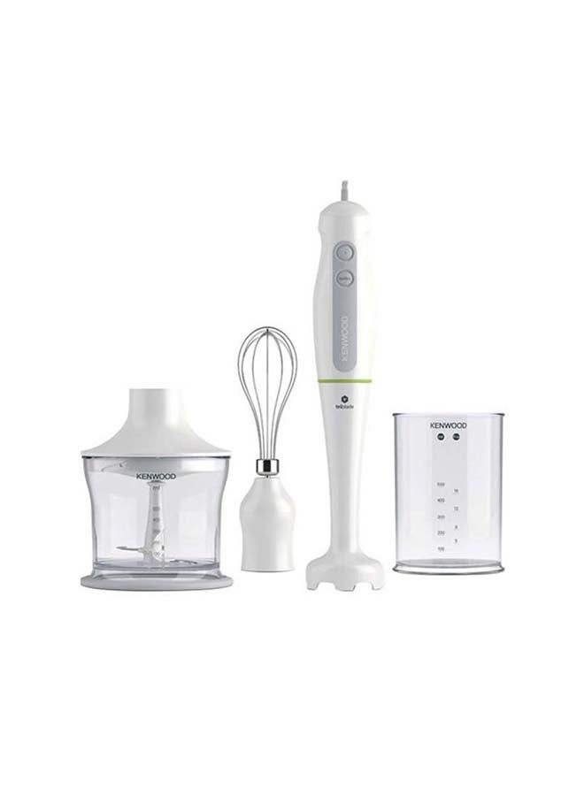 4-Piece Electric Hand Blender Set HDP104 White