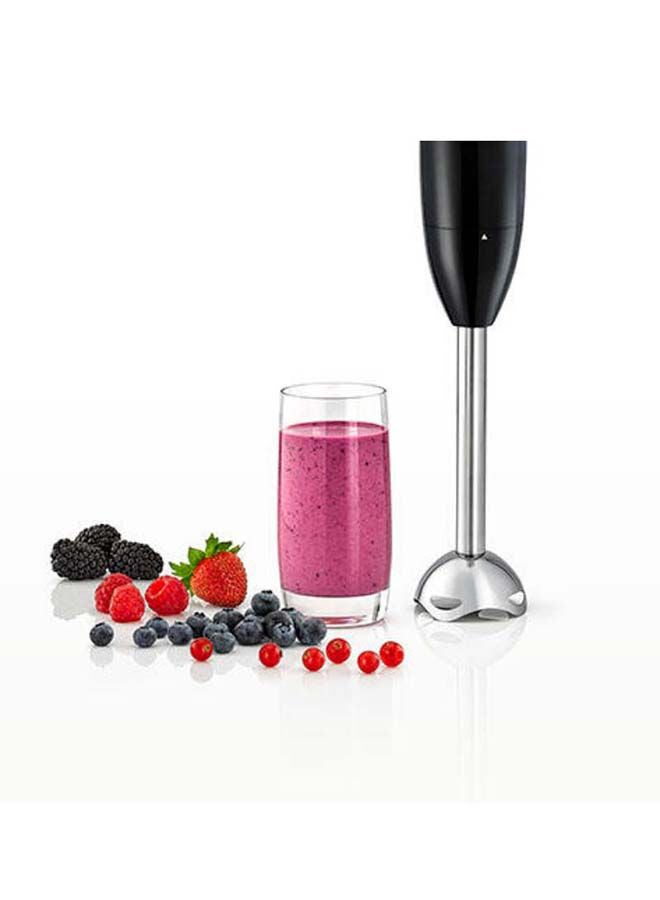 Hand Blender With Chopper And Whisk 3-in-1 HB600-B5 Black/Clear