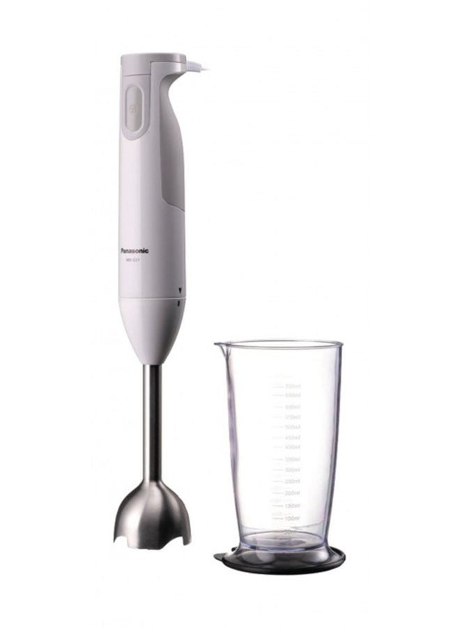 Stainless Steel Shaft Hand Blender Mx-gs1wtz Silver