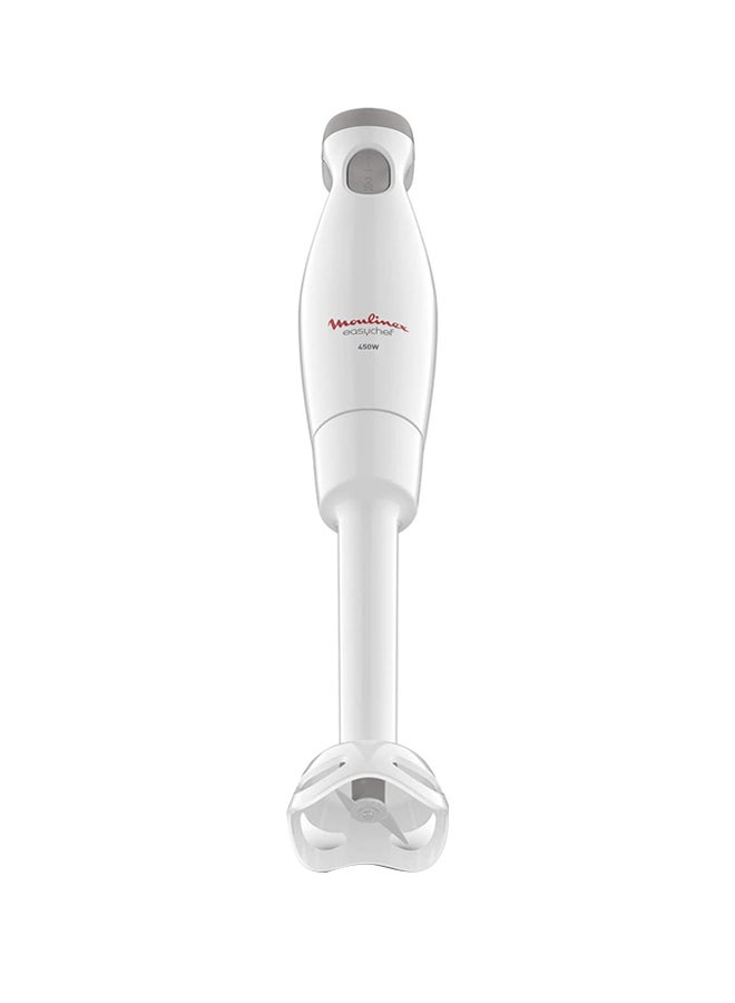 Hand Blender |Easy Chef Hand Stick Blender | Plastic Foot |2 Speeds |2 Years Warranty DD45A127 White / Pepper