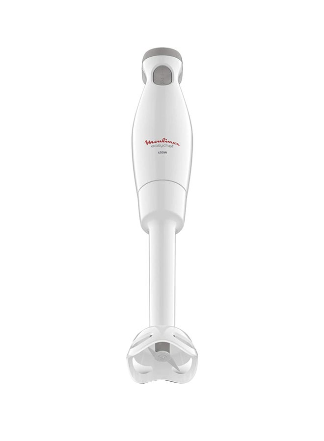 Hand Blender |Easy Chef Hand Stick Blender | Plastic Foot |2 Speeds |2 Years Warranty DD45A127 White/Grey/Clear