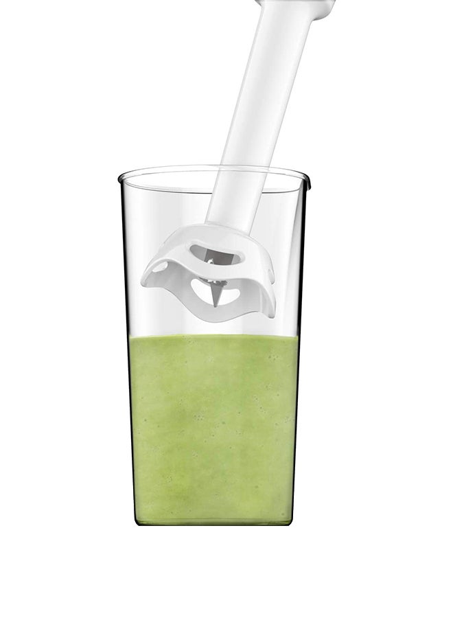 Hand Blender |Easy Chef Hand Stick Blender | Plastic Foot |2 Speeds |2 Years Warranty DD45A127 White / Pepper