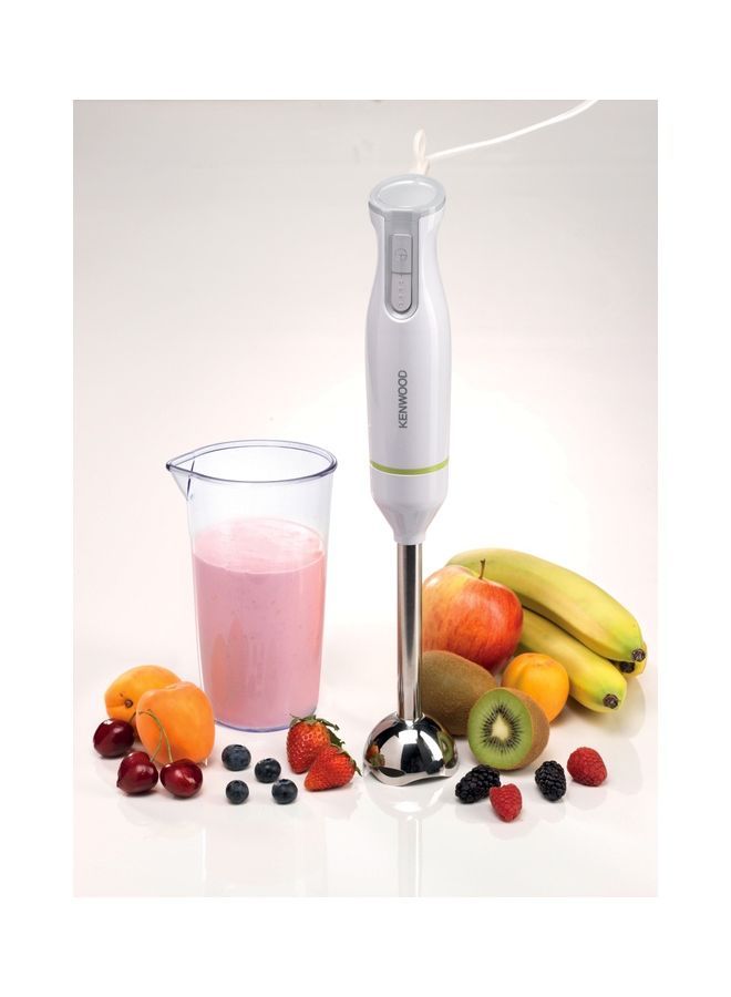 Hand Blender, Stainless Steel Wand, Variable Speed Control, Turbo Function, Removable Wand HBM02.001WH White