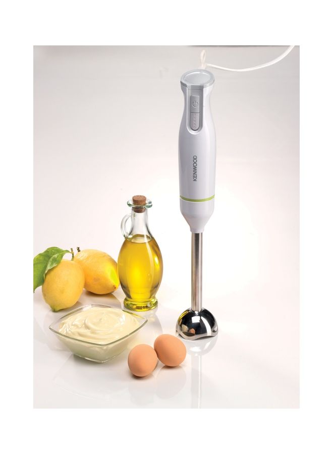 Hand Blender, Stainless Steel Wand, Variable Speed Control, Turbo Function, Removable Wand HBM02.001WH White