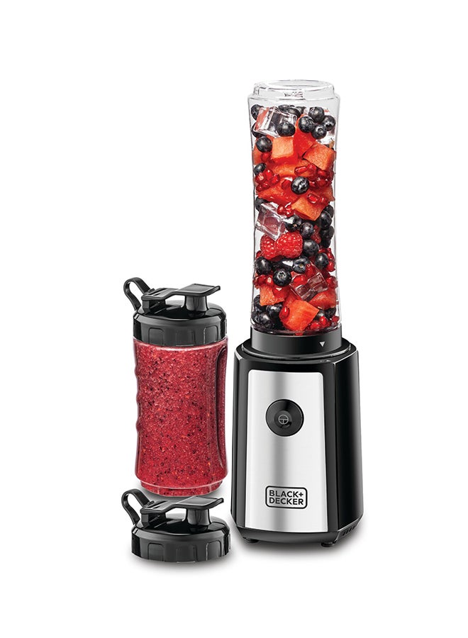 Personal Compact Sports Blender And Smoothie Maker 500 ml 300 W SBX300-B5 Black/Silver/Clear