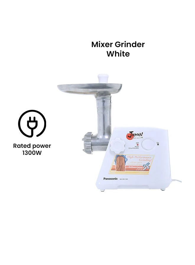 Electric Meat Grinder 1300 W MK-MG1300 White
