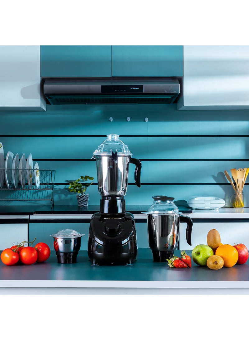 3-in-1 Mixer Grinder, Full Copper Motor 750 W KNB6188 Black