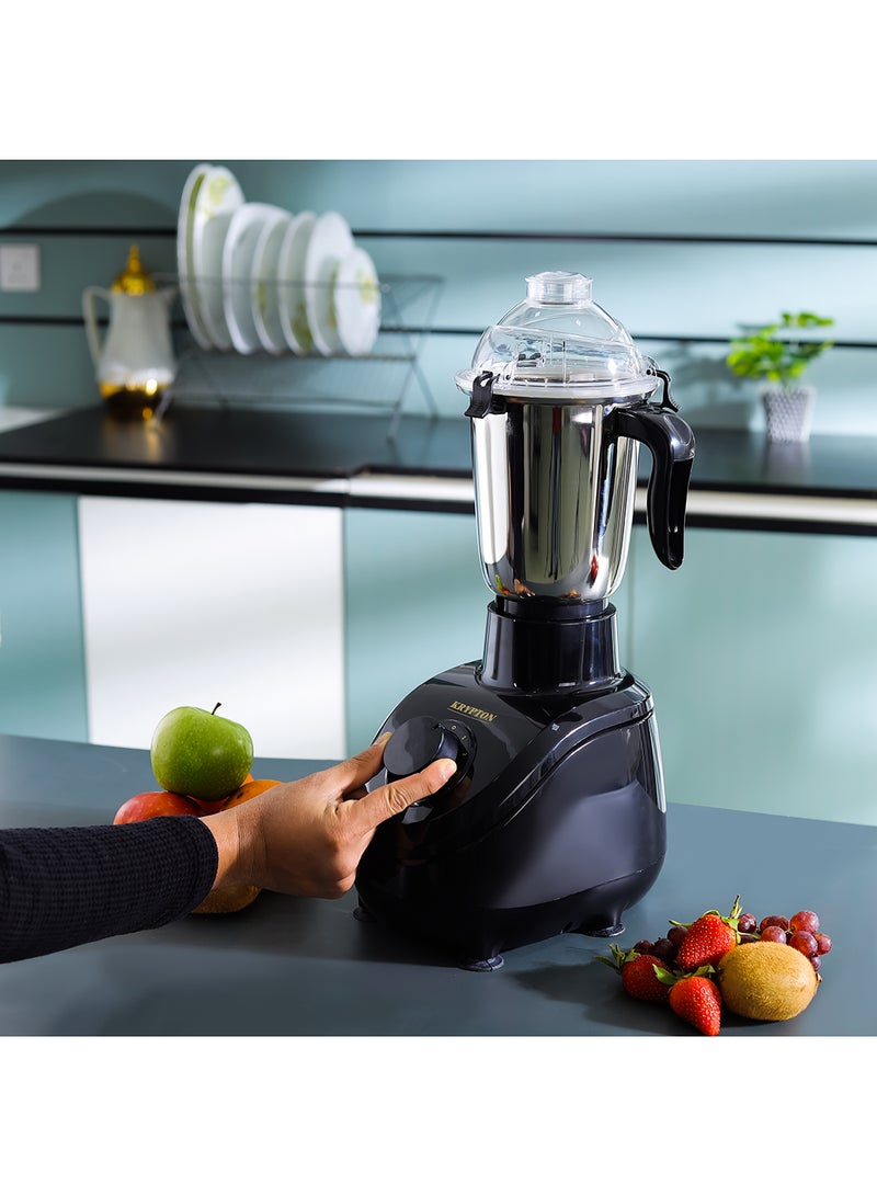3-in-1 Mixer Grinder, Full Copper Motor 750 W KNB6188 Black