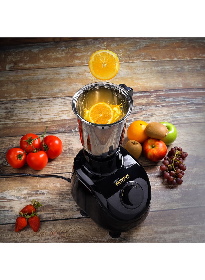 3-in-1 Mixer Grinder, Full Copper Motor 750 W KNB6188 Black