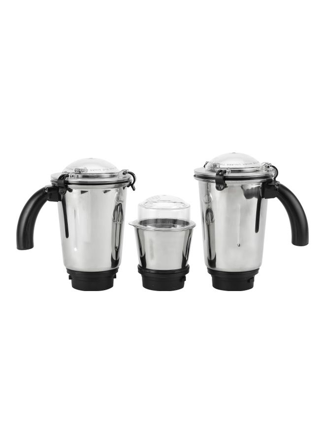 Mixer Grinder, Powerful Copper Motor with Stainless Steel Jars and Blades 750 W GSB44089 Black, silver