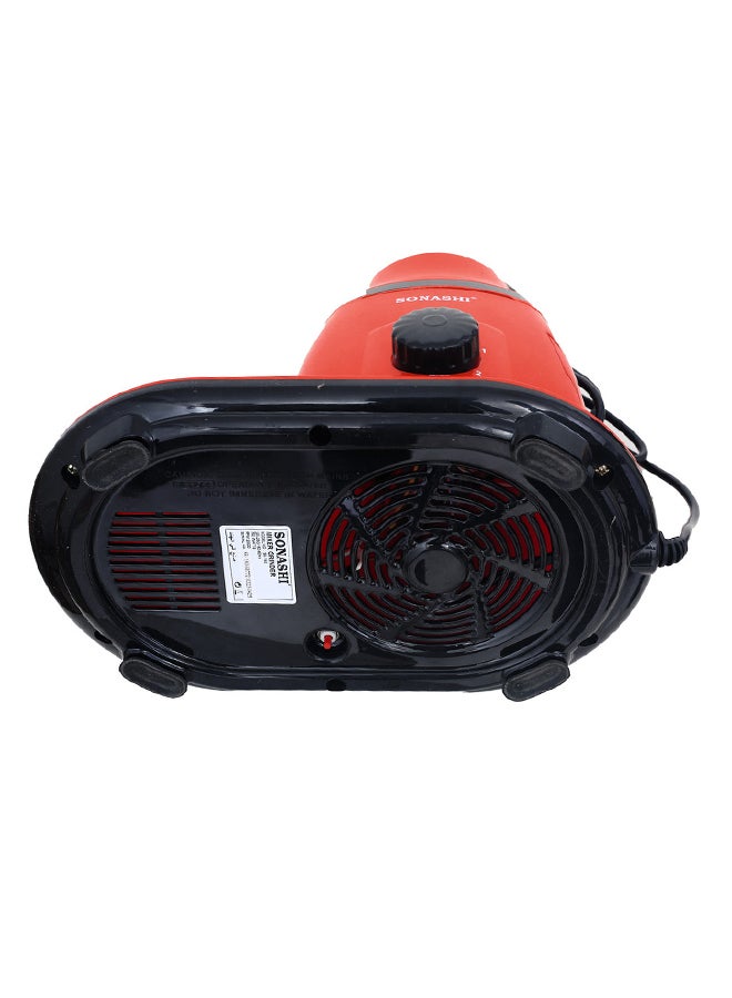 3-in-1 Mixer Grinder with Copper Motor - 3 Speed, 3 Stainless Steel 1.75L 1.0 L Dry And 0.5L Jars for Wet/Dry Grinding Liquidizing with Durable Lids 750 W SB-193 Red