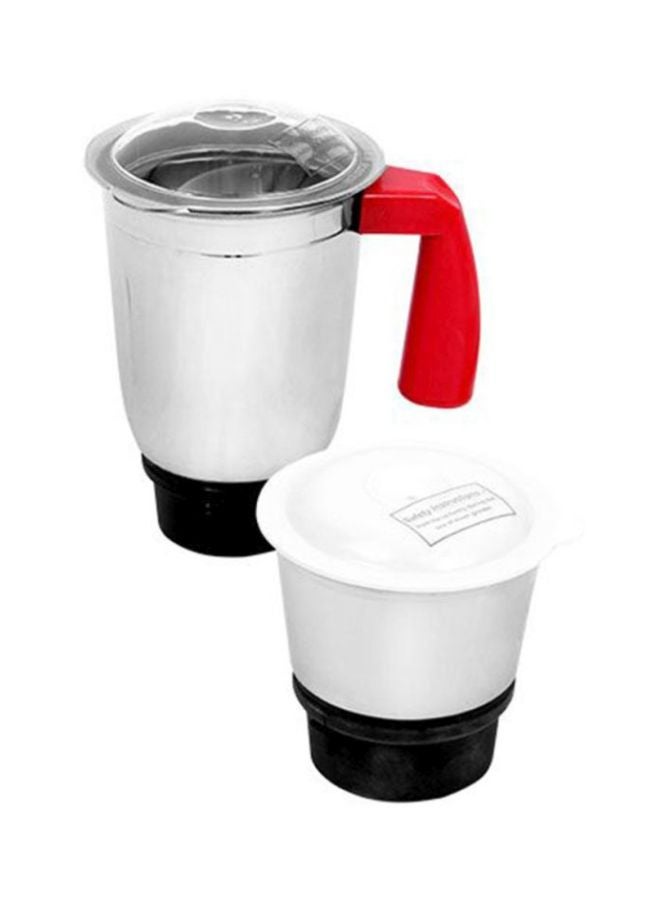 3-Piece  2-In-1 Mixer Grinder With Jars Set 550.0 W GSB5456N Red/White/Silver