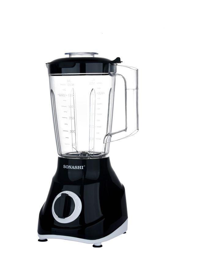 3-in-1 Blender / Grinder & Mincer | 600W |1.8L Unbreakable Jar, Grinding & Chopping Cups |6 Pcs Stainless Steel Blades, 2-Speed & Pulse Setting | Overheat Protection| Best for Spice Grinding, Smoothie Making, Mincing & Blending | SB-195 Blue 1.5 L 600 W SB-195 - BLUE Blue