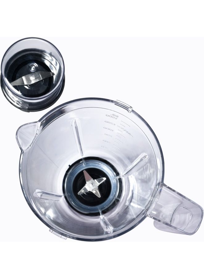 3-in-1 Blender / Grinder & Mincer | 600W |1.8L Unbreakable Jar, Grinding & Chopping Cups |6 Pcs Stainless Steel Blades, 2-Speed & Pulse Setting | Overheat Protection| Best for Spice Grinding, Smoothie Making, Mincing & Blending | SB-195 Blue 1.5 L 600 W SB-195 - BLUE Blue