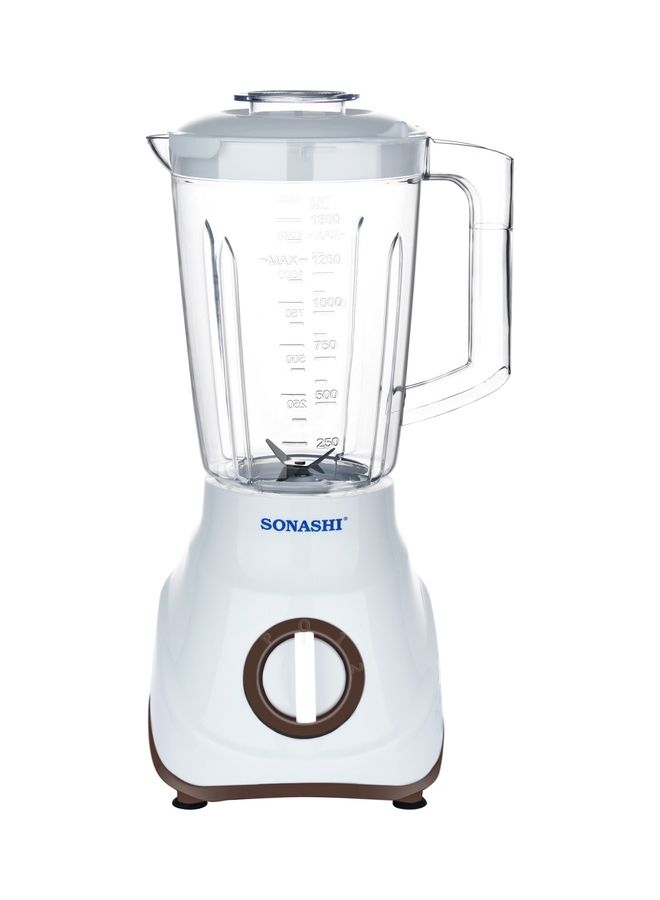 3-in-1 Blender / Grinder & Mincer | 600W |1.8L Unbreakable Jar, Grinding & Chopping Cups |6 Pcs Stainless Steel Blades, 2-Speed & Pulse Setting | Overheat Protection| Best for Spice Grinding, Smoothie Making, Mincing & Blending | SB-195 Black 1.5 L 600 W SB-195 Black