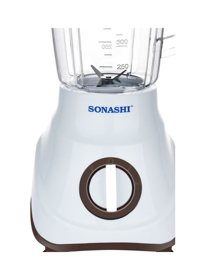 3-in-1 Blender / Grinder & Mincer | 600W |1.8L Unbreakable Jar, Grinding & Chopping Cups |6 Pcs Stainless Steel Blades, 2-Speed & Pulse Setting | Overheat Protection| Best for Spice Grinding, Smoothie Making, Mincing & Blending | SB-195 Black 1.5 L 600 W SB-195 Black