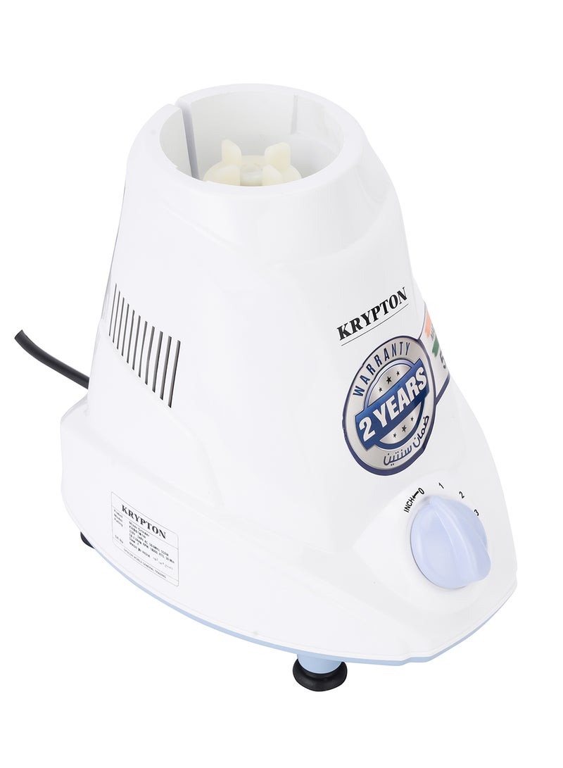 2-IN-1 Mixer Grinder- 550W Powerful Copper Motor with Stainless Steel Jars and Blade| Perfect for Making Smoothies, Milkshakes, Grinding Nuts, Spices, Etc| 2 Jars with 3 Speed Control| 2 Years Warranty 550 W KNB6191N Multicolour