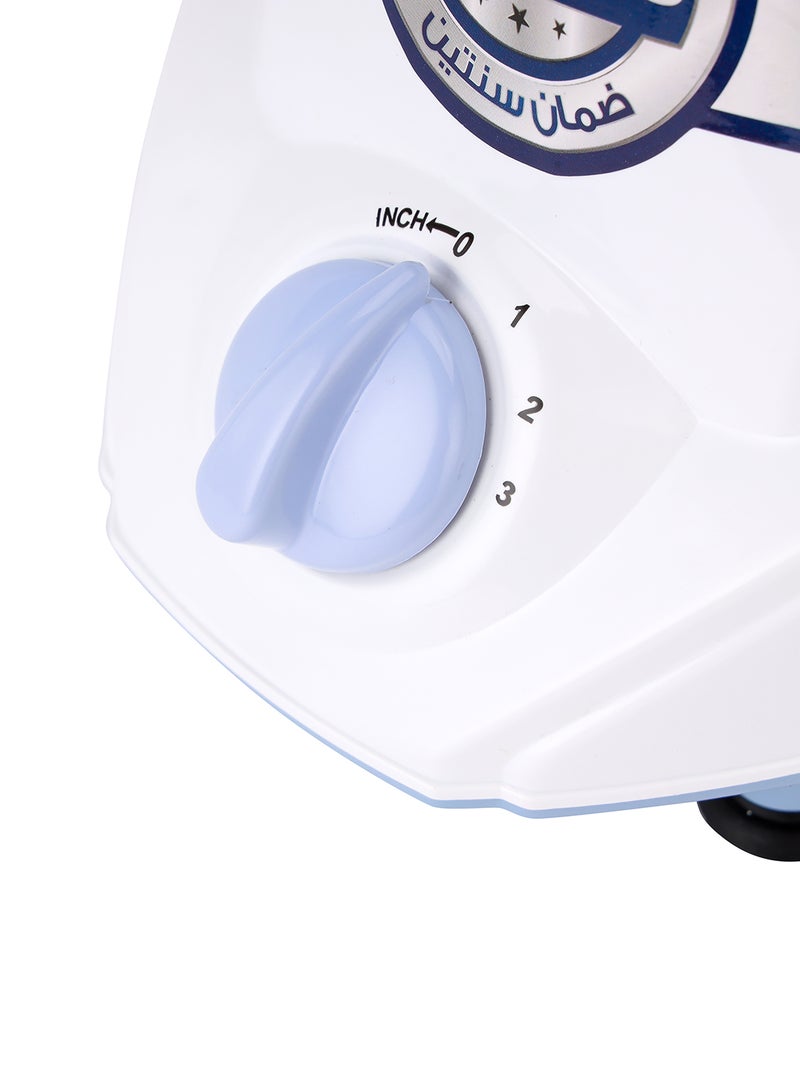 2-IN-1 Mixer Grinder- 550W Powerful Copper Motor with Stainless Steel Jars and Blade| Perfect for Making Smoothies, Milkshakes, Grinding Nuts, Spices, Etc| 2 Jars with 3 Speed Control| 2 Years Warranty 550 W KNB6191N Multicolour