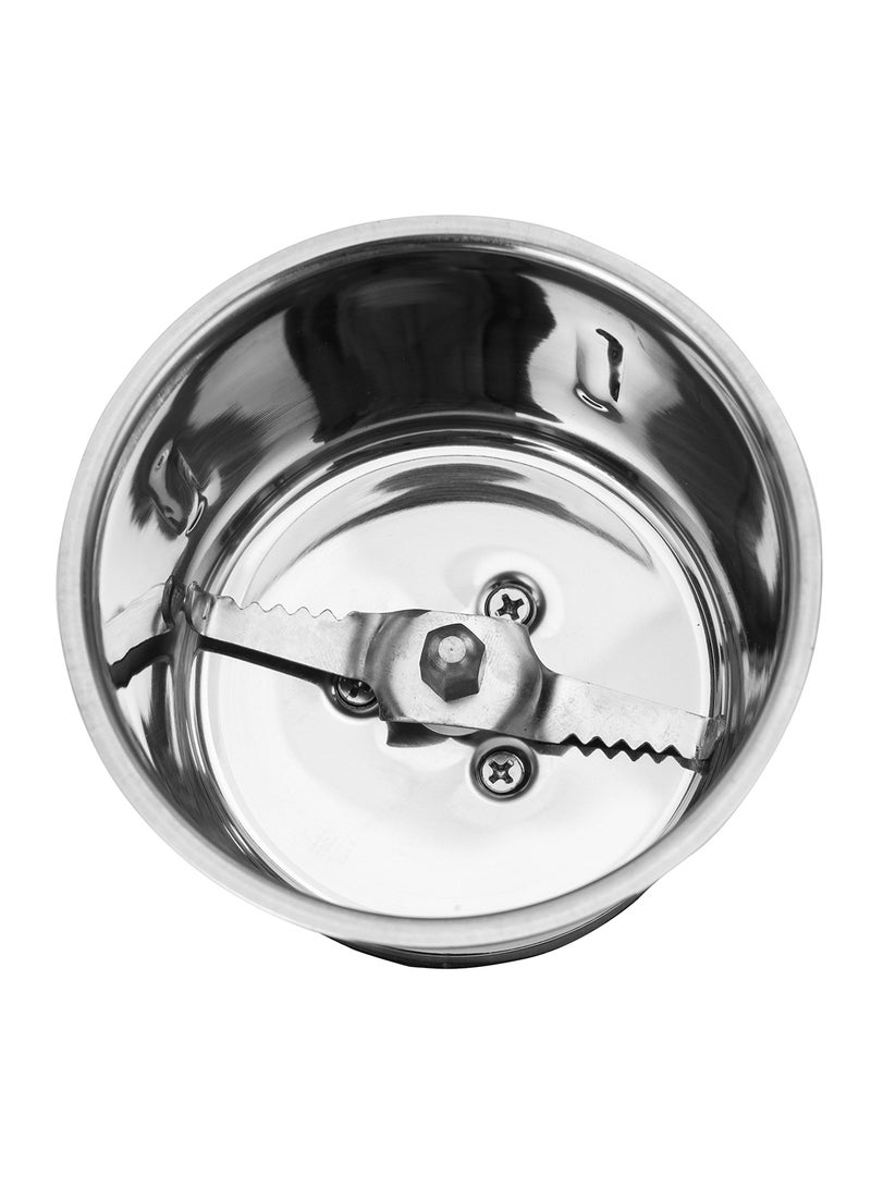 2-IN-1 Mixer Grinder- 550W Powerful Copper Motor with Stainless Steel Jars and Blade| Perfect for Making Smoothies, Milkshakes, Grinding Nuts, Spices, Etc| 2 Jars with 3 Speed Control| 2 Years Warranty 550 W KNB6191N Multicolour