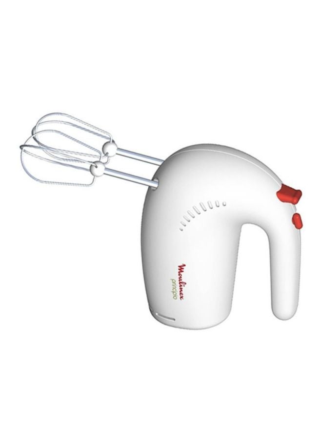 Hand Mixer | Quick Mix with Plastic Bowl | 5 speeds and Turbo Function |  for quick mixing and fast and perfect cake mix | 2 Years Warranty HM31127 White