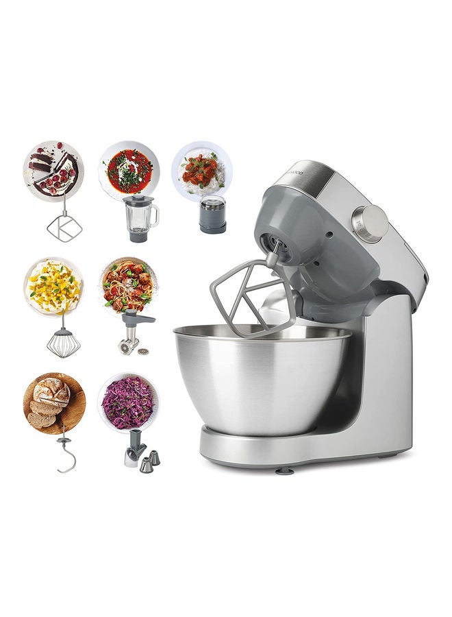 Stand Mixer Kitchen Machine Prospero Plus With Stainless Steel Bowl Beater Whisk Dough Hook Blender Meat Grinder Roto Food Cutter Multi Mill 4.3 L 1000.0 W KHC29.Q0SI Silver