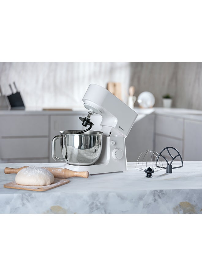 Chef Machine With 8 Speeds, 3 Attachements 4.3 L 1000 W MK-CM300WTZ White