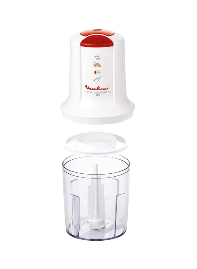 Vegetable Chopper | Multi Moulinette 2 Speeds Chopper |  2 Years Warranty 0.5 L 500 W AT711161 White