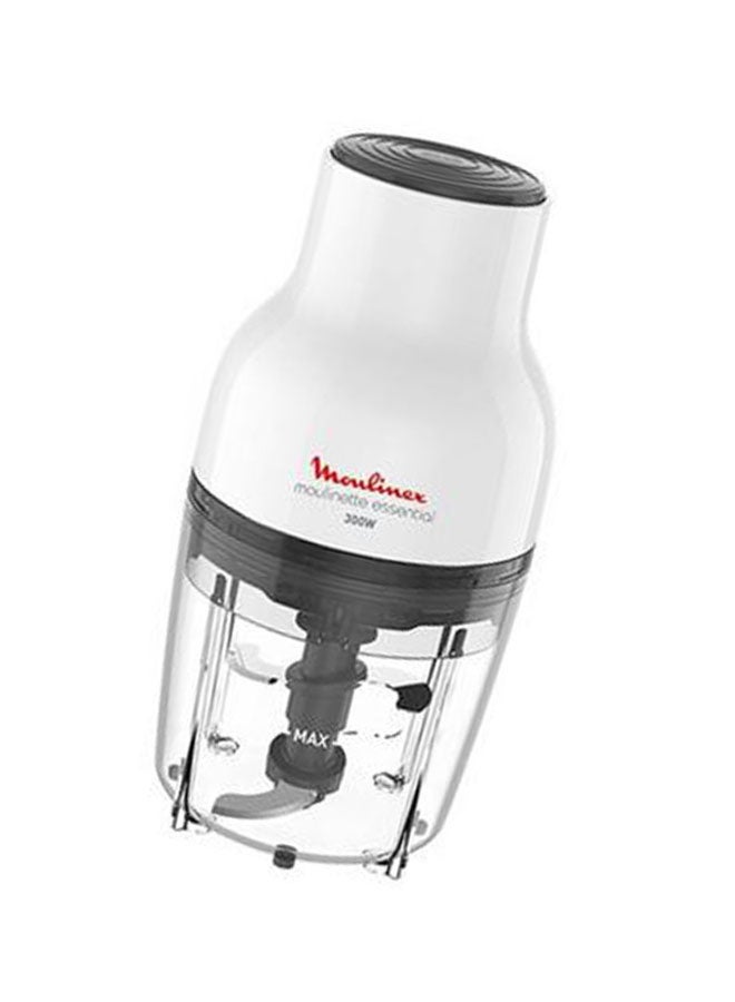 Vegetable Chopper | Moulinette Essential Chopper |  White/ Plastic | 2 Years Warranty 400 ml 300 W DJ520127 White