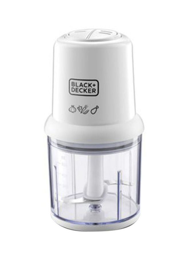 Food Chopper with 2 Speed for Chopping, Mincing & Pureeing 500.0 ml 300.0 W SC310-B5 White/Clear