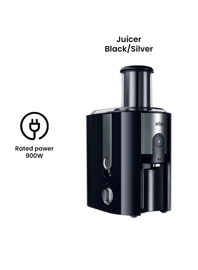 Countertop Juicer Blender 900.0 W J500 BRAUN Black/Silver