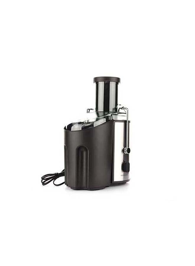 Juicer, 75mm Feeding Tube, 2 Speeds, Juice Container, 2L Pulp Container, Anti Drip, Safety Lock, 2 L 800 W OWJEM02.A0BK Black/Silver