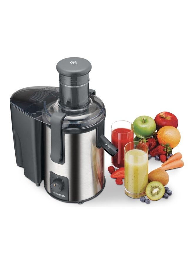 Juicer Stainless Steel Juice Extractor With 75mm Wide Feed Tube 2 Speed Anti Drip For Home Office Restaurant And Cafeteria 700 W JEM50.000BS Silver