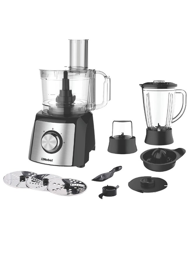 10 In 1 Food Factory Juicer 1.5 L 600 W NFP777E Silver