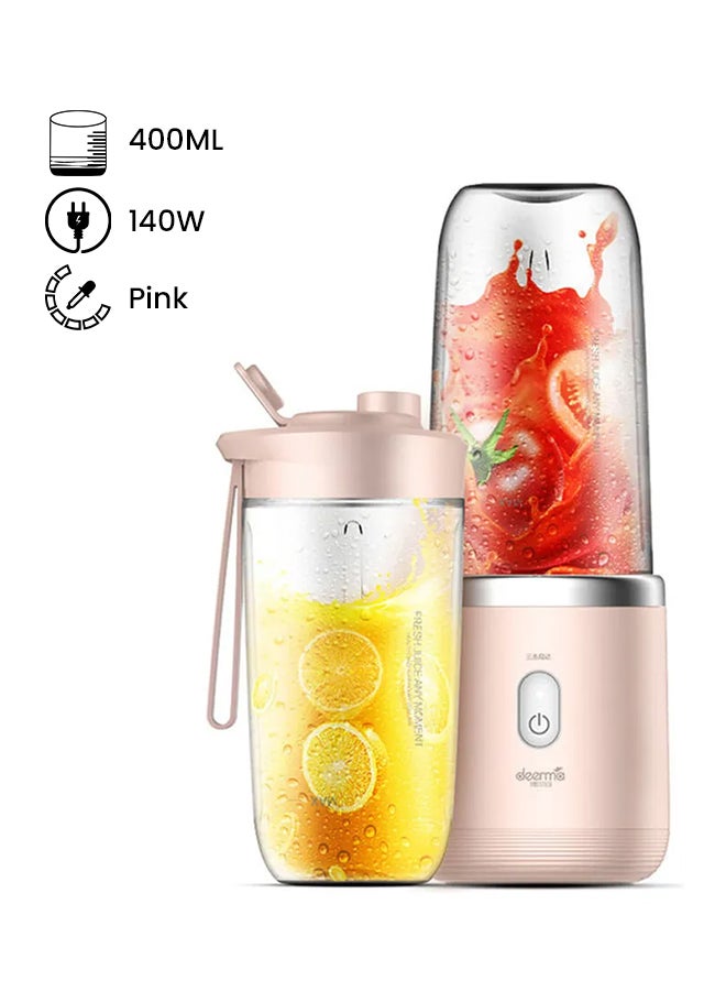 Portable Juicer 400 ml 140 W PT141 Pink