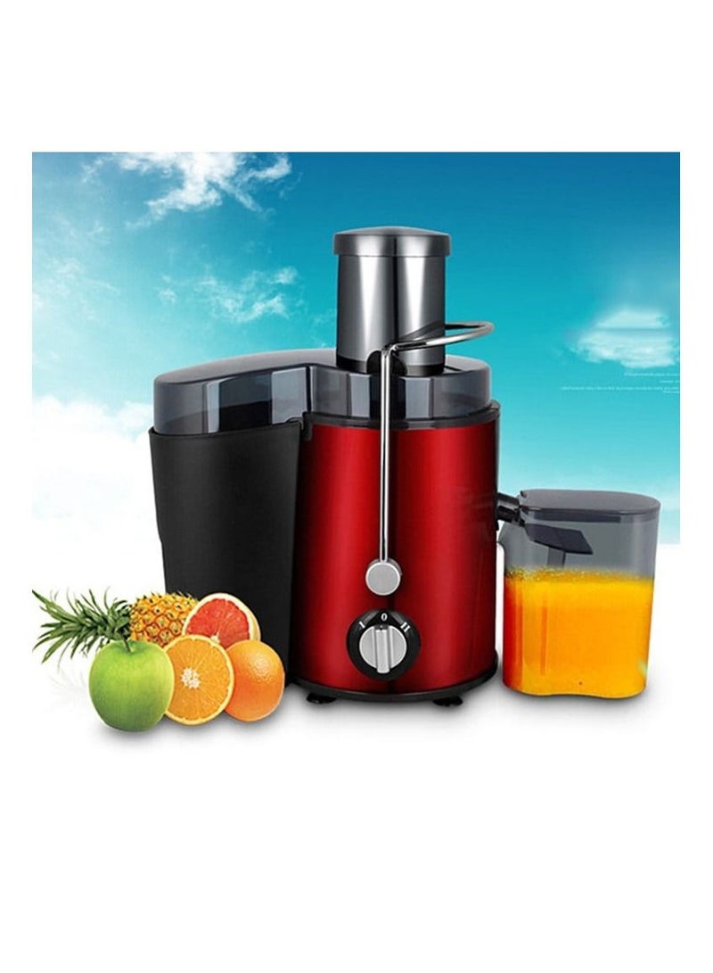 Powerful Whole Fruit Centrifugal Power Fruit and Vegetable Juicer with Jug Juicer machine to make delicious apple orange carrot juice and more Red