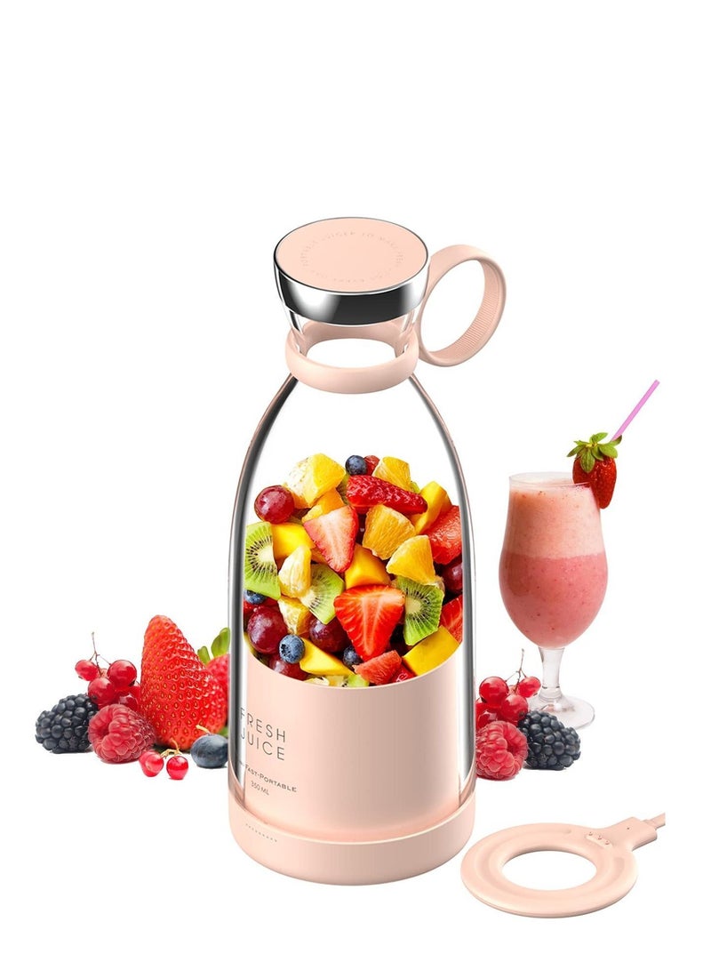 Battery Powered USB Portable Personal Blender Pink