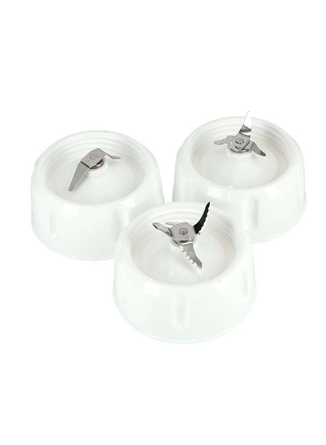 4 In 1 Food Processor, Stainless Steel Blades, Safety Lock Protection, Powerful Motor, Overheat Protection, High Performance Filter 650 W OMSB2137C White/Clear/Black