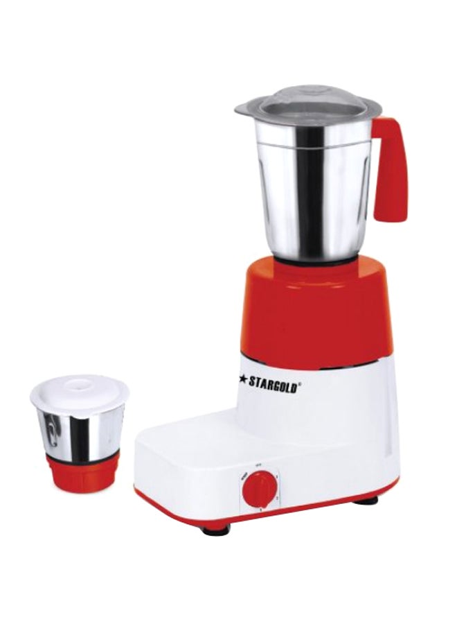 2-In-1 Juicer And Mixer Grinder 1.2 L 600.0 W SG-1372 Red/White/Silver