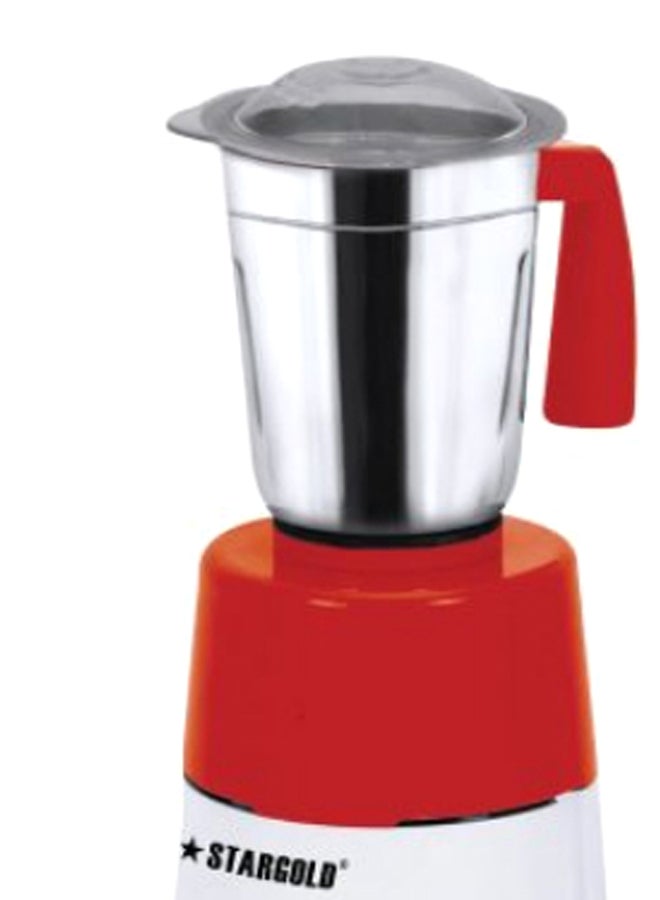 2-In-1 Juicer And Mixer Grinder 1.2 L 600.0 W SG-1372 Red/White/Silver