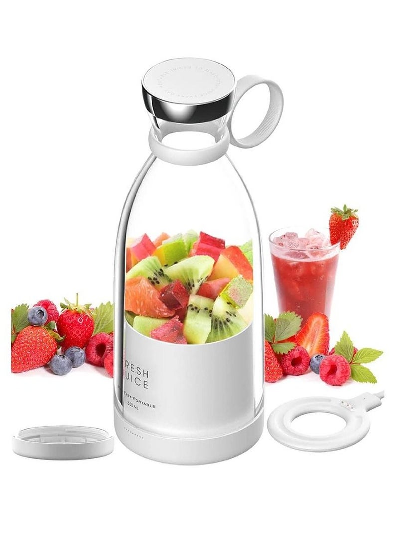 Personal Size Blender Portable Smoothies Blender, USB Rechargeable Quick Juicing Cup, Mini Travel Juicer for Smoothie,Fruit,Milk Shakes