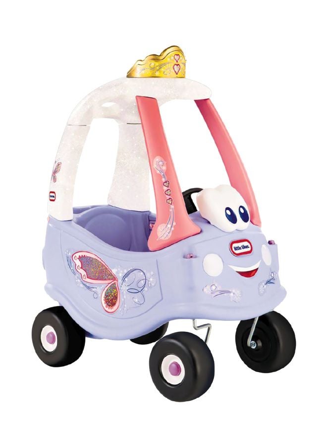 Unique And Vibrant Colour Fairy Cozy Coupe Ride-On Toy For Kids Lit-173165 41.91x38x73cm