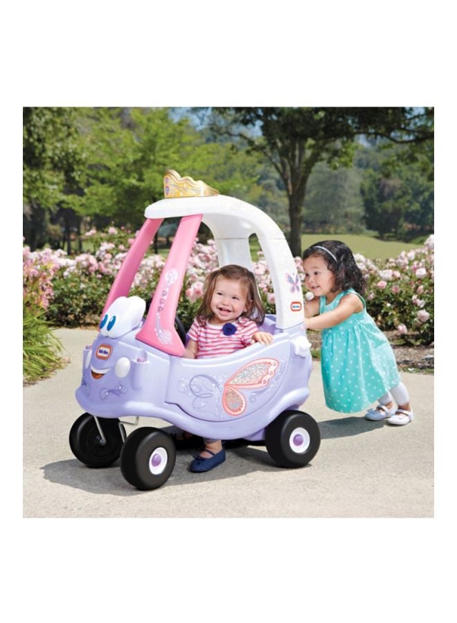 Unique And Vibrant Colour Fairy Cozy Coupe Ride-On Toy For Kids Lit-173165 41.91x38x73cm