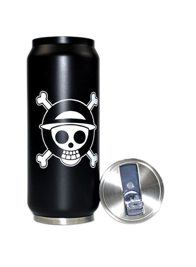 Stainless Steel Water Bottle Black/White